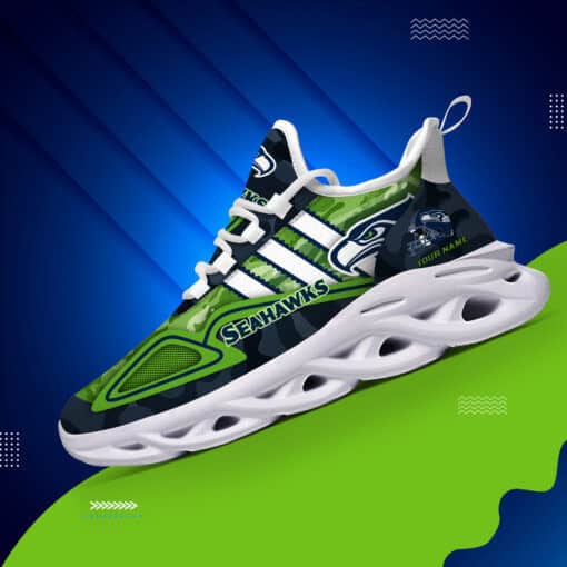 Seattle Seahawks Personalized Yezy Running Sneakers BB260
