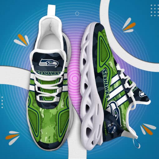 Seattle Seahawks Personalized Yezy Running Sneakers BB260