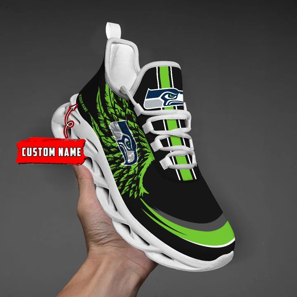 Seattle Seahawks Personalized Yezy Running Sneakers BB682