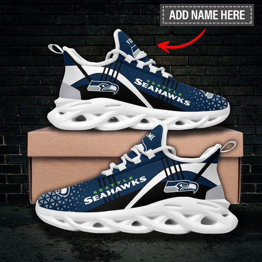 Seattle Seahawks Personalized Yezy Running Sneakers BG257