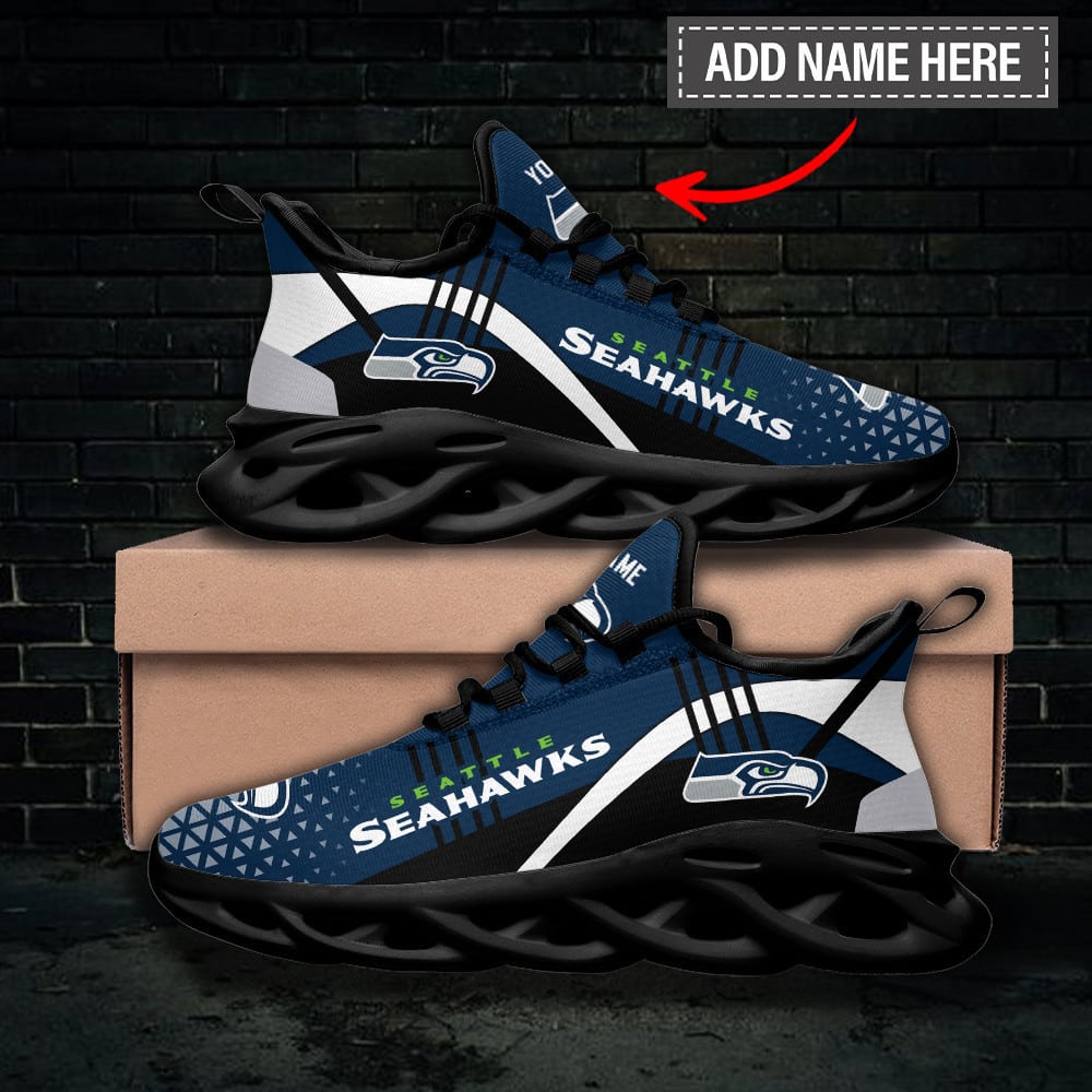 Seattle Seahawks Personalized Yezy Running Sneakers BG257