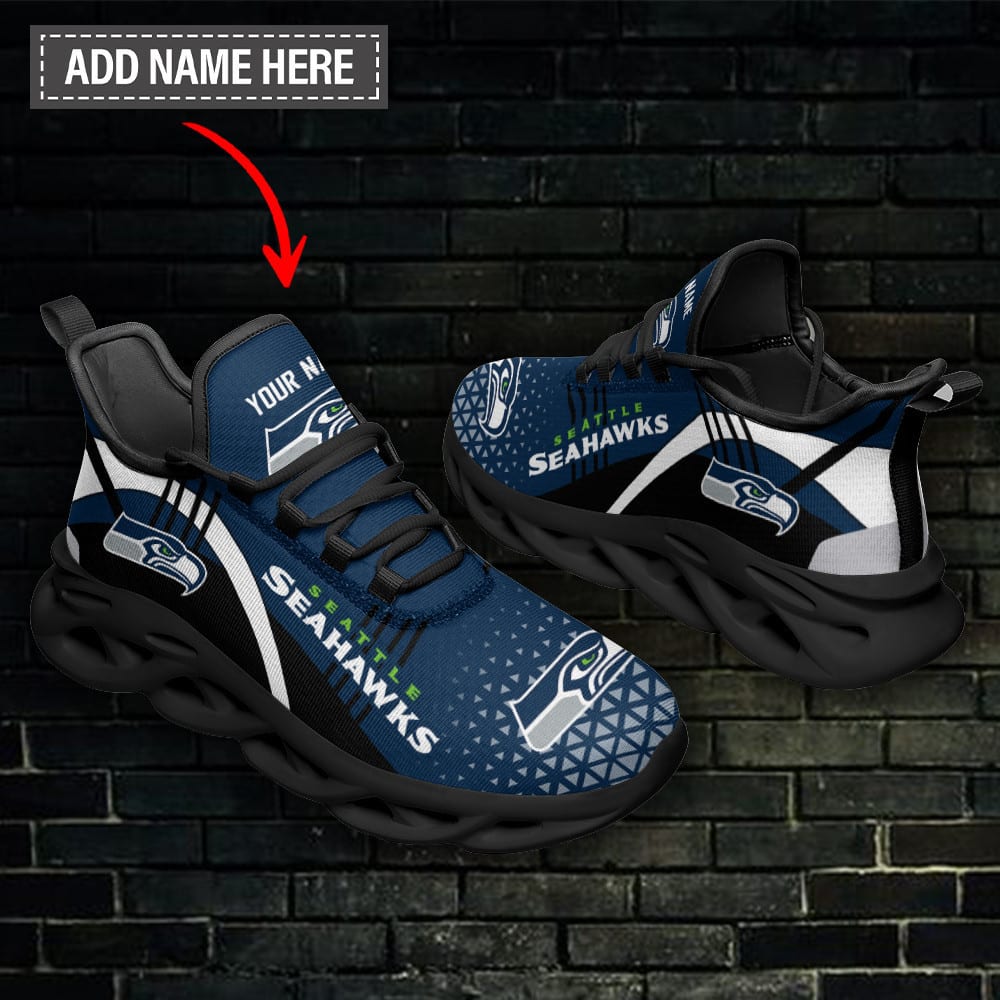 Seattle Seahawks Personalized Yezy Running Sneakers BG257