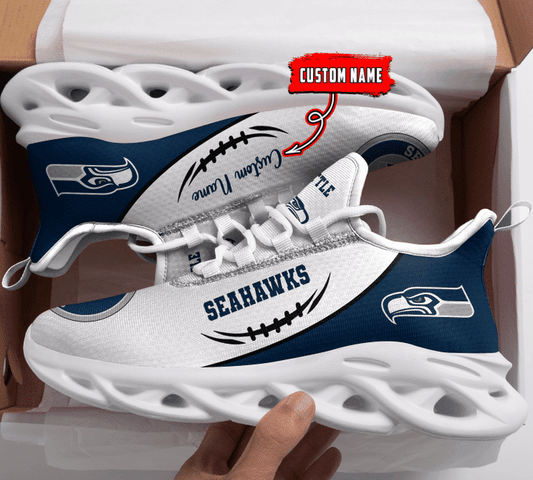 Seattle Seahawks Personalized Yezy Running Sneakers BG67
