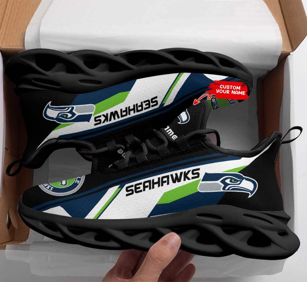Seattle Seahawks Personalized Yezy Running Sneakers SPD472