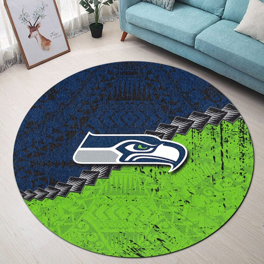 Seattle Seahawks Round Rug 25
