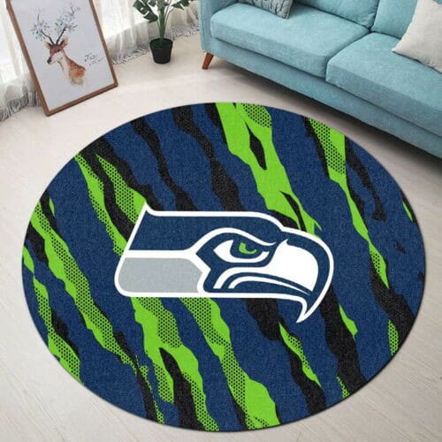 Seattle Seahawks Round Rug 52