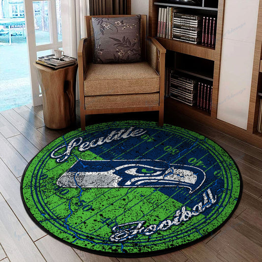 Seattle Seahawks Round Rug 81