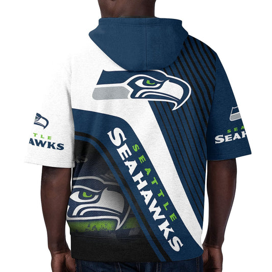 Seattle Seahawks Short Sleeve Hoodie BG50