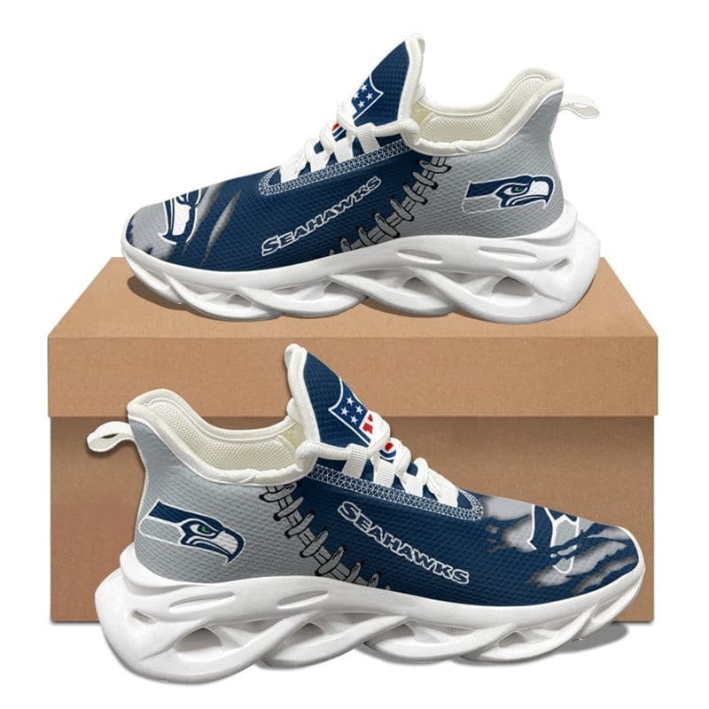 Seattle Seahawks Sneakers 3D Max Soul Shoes