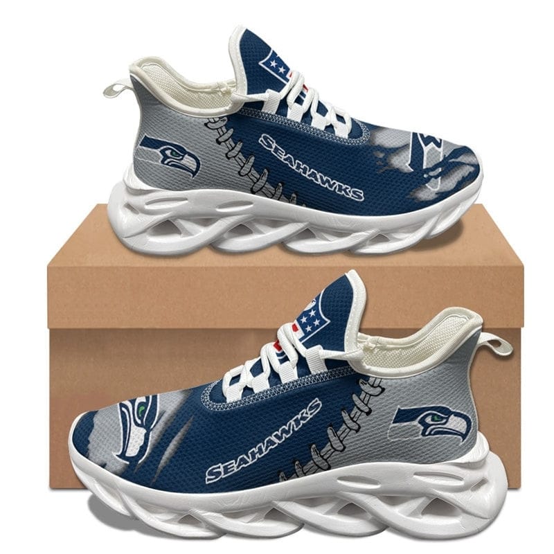 Seattle Seahawks Sneakers 3D Max Soul Shoes