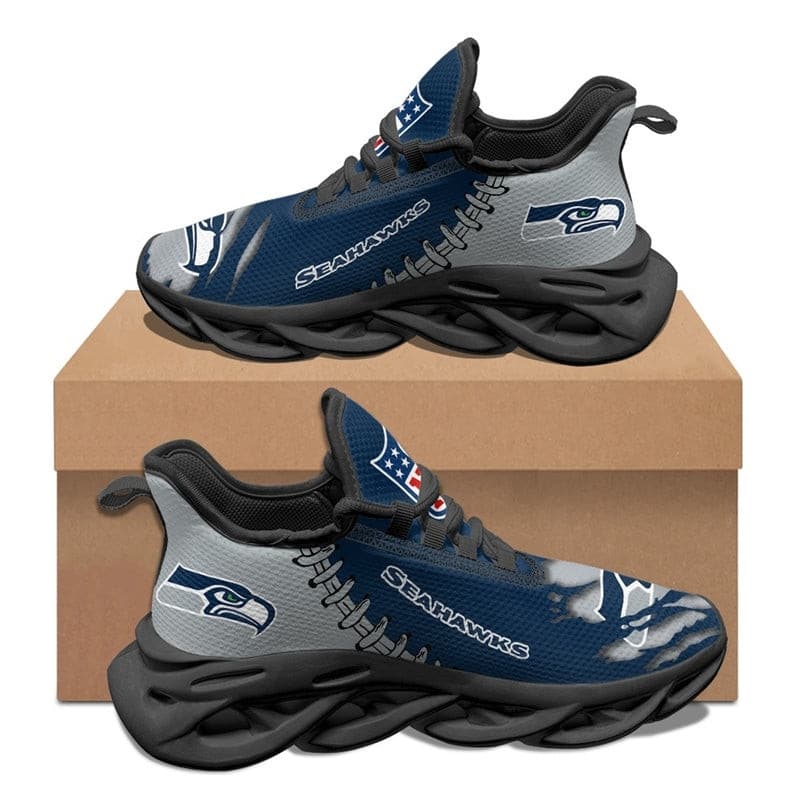 Seattle Seahawks Sneakers 3D Max Soul Shoes