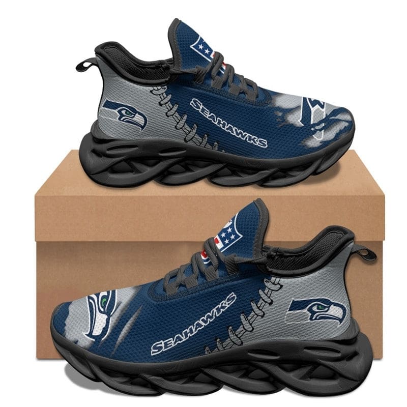 Seattle Seahawks Sneakers 3D Max Soul Shoes