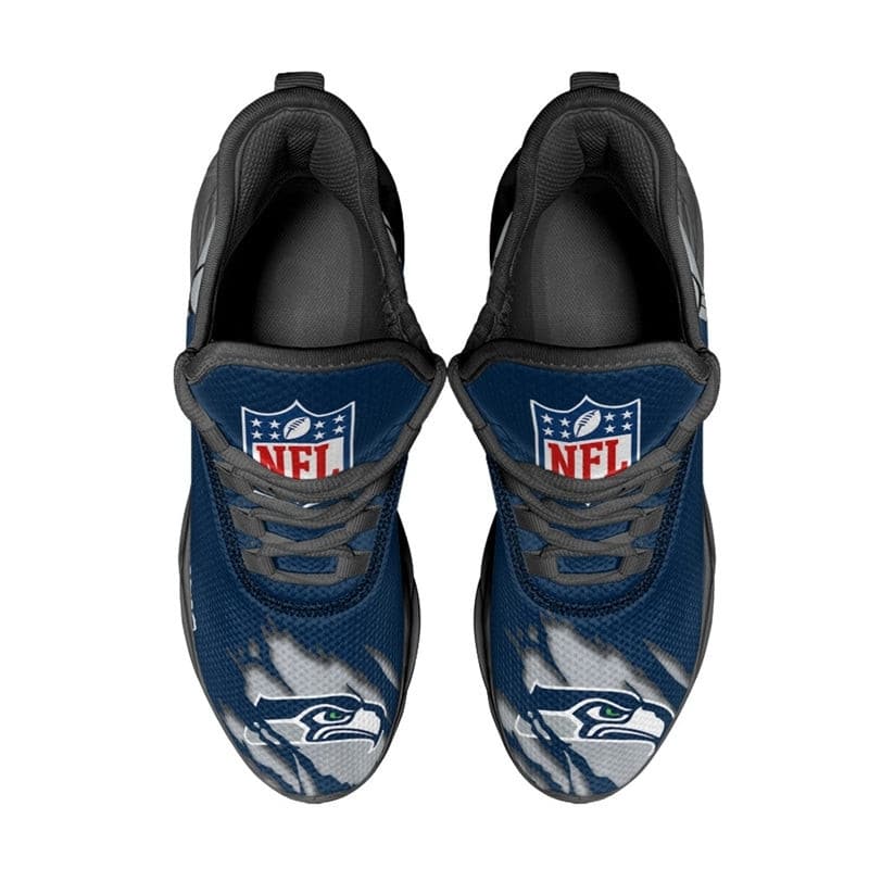 Seattle Seahawks Sneakers 3D Max Soul Shoes