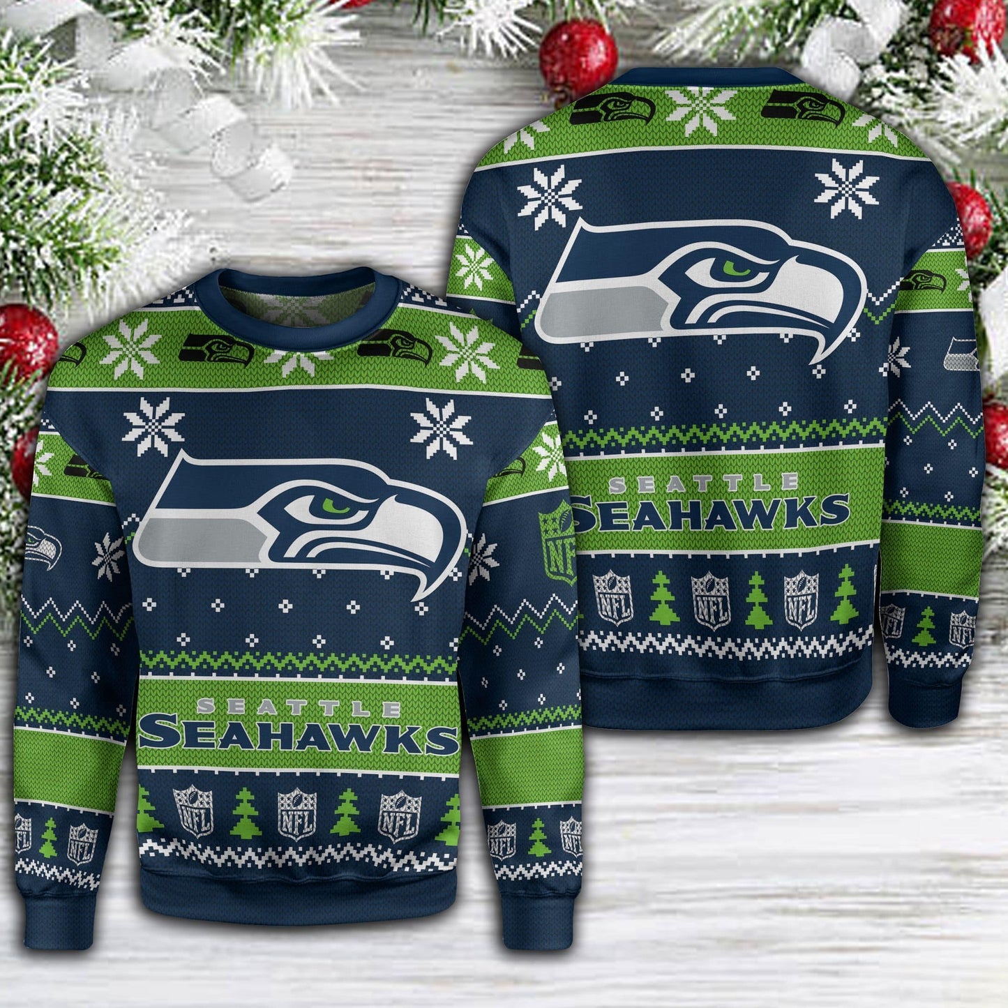 Seattle Seahawks Ugly Sweatshirt