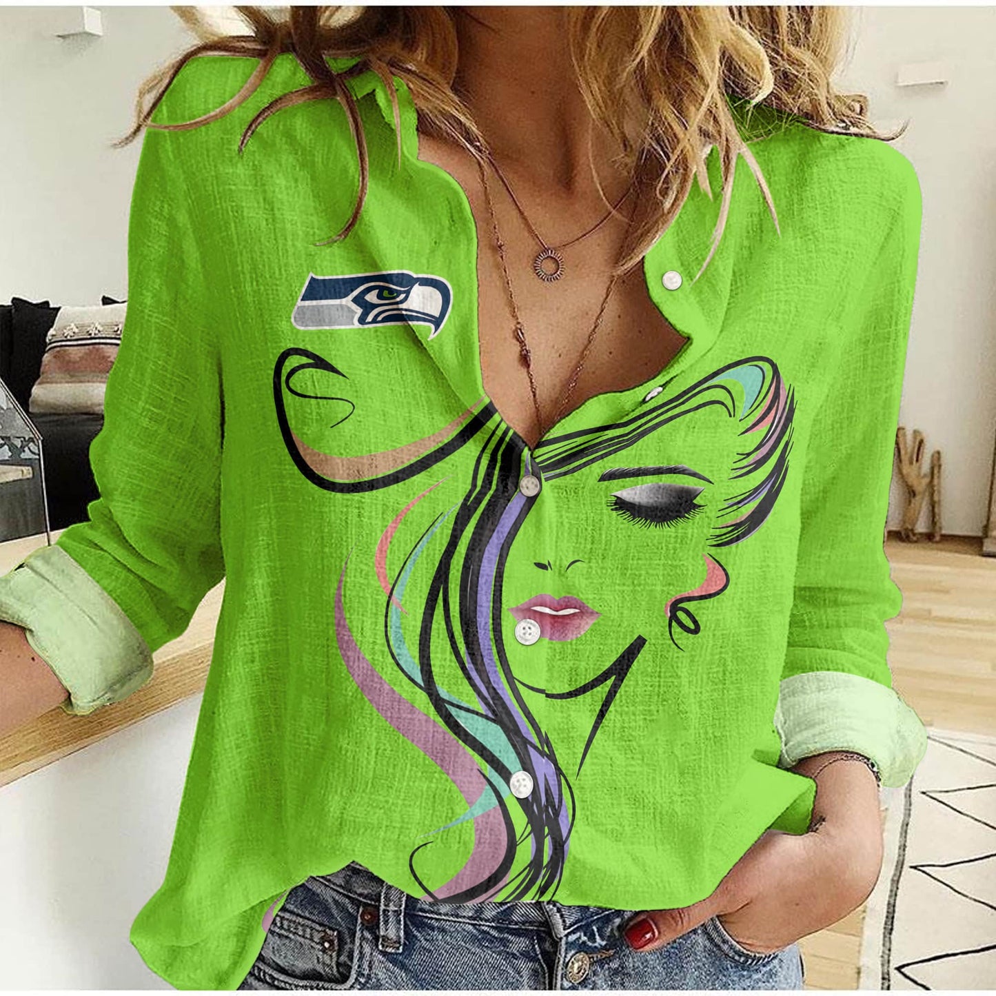 Seattle Seahawks Woman Shirt BG49
