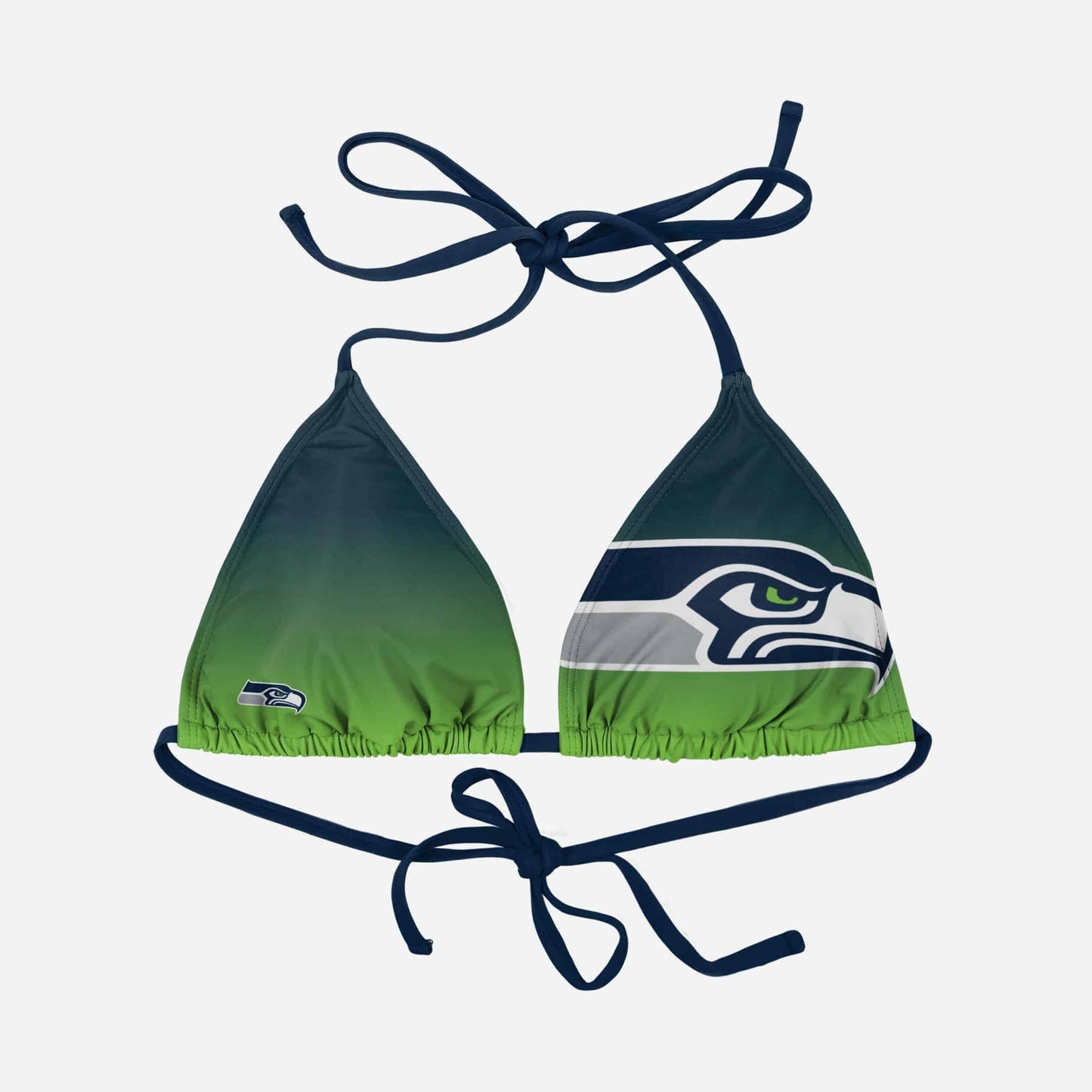Seattle Seahawks Womens Gradient Big Logo Bikini