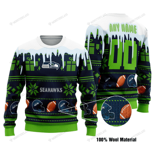 Seattle Seahawks Woolen Sweater 178
