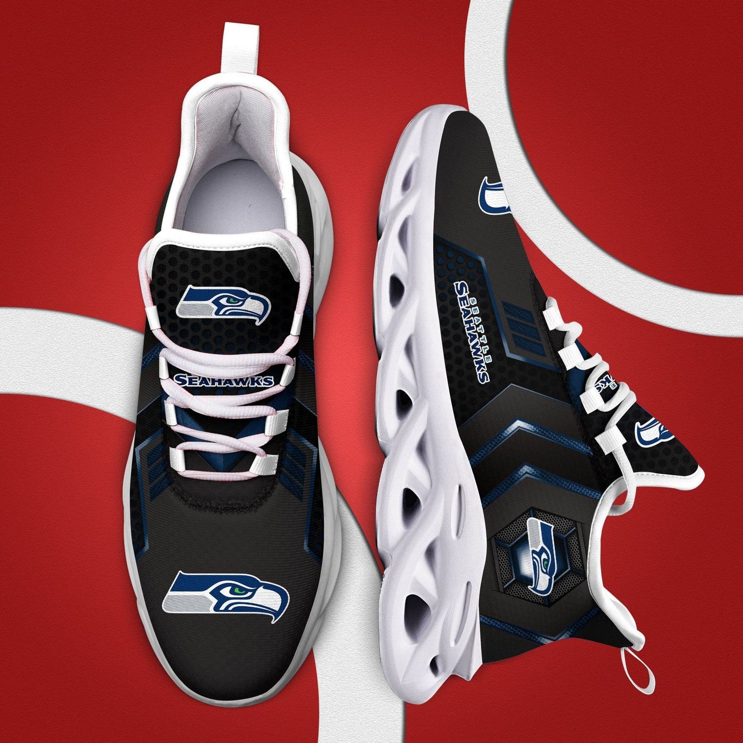 Seattle Seahawks Yezy Running Sneakers 192