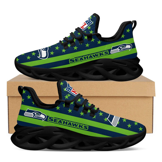 Seattle Seahawks Yezy Running Sneakers 35