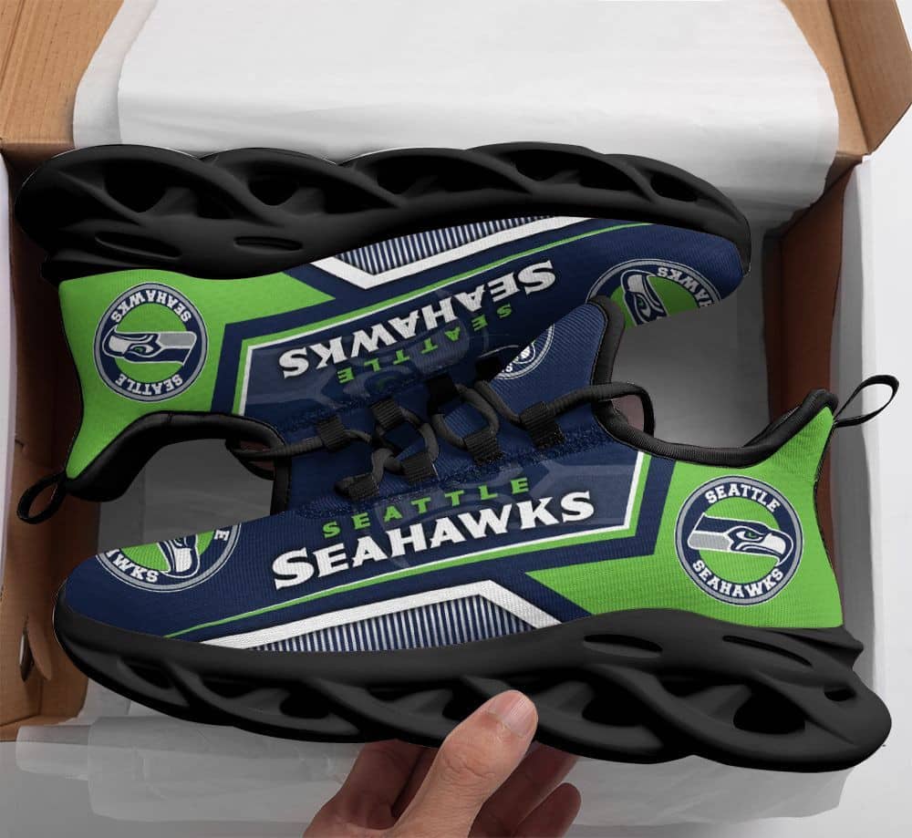 Seattle Seahawks Yezy Running Sneakers 414