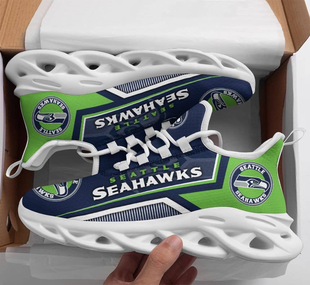 Seattle Seahawks Yezy Running Sneakers 414