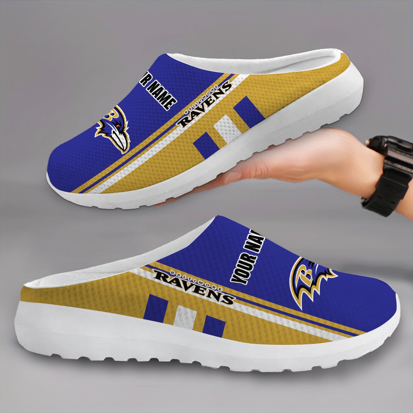 Baltimore Ravens Slip-on Half Shoes AZBTSHS000021