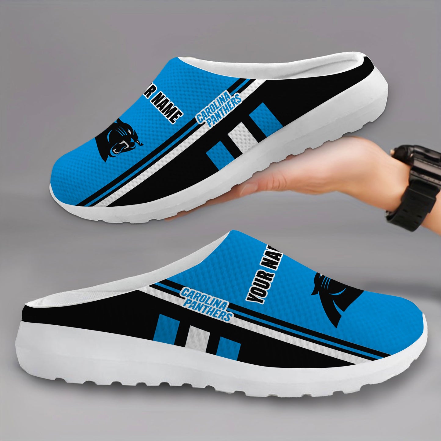 Carolina Panthers Slip-on Half Shoes AZBTSHS000011