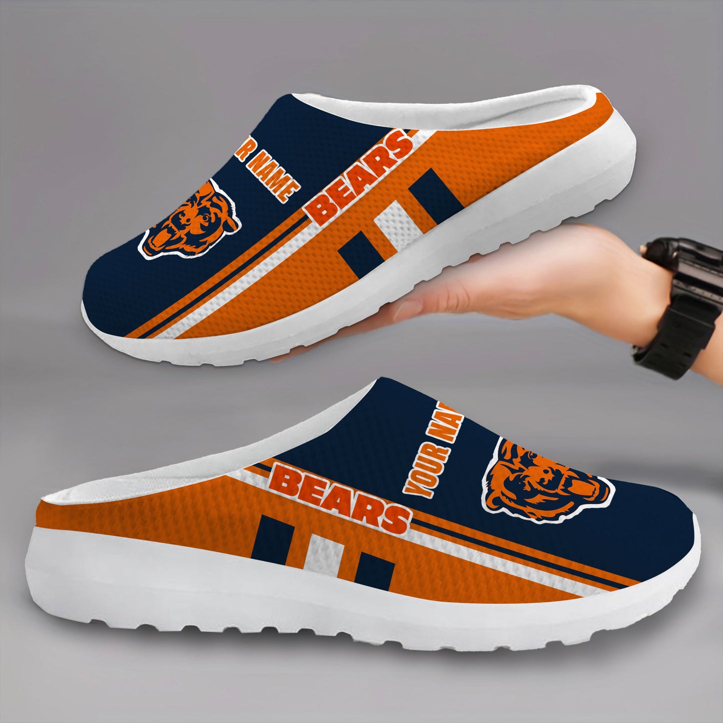 Chicago Bears Slip-on Half Shoes AZBTSHS000017