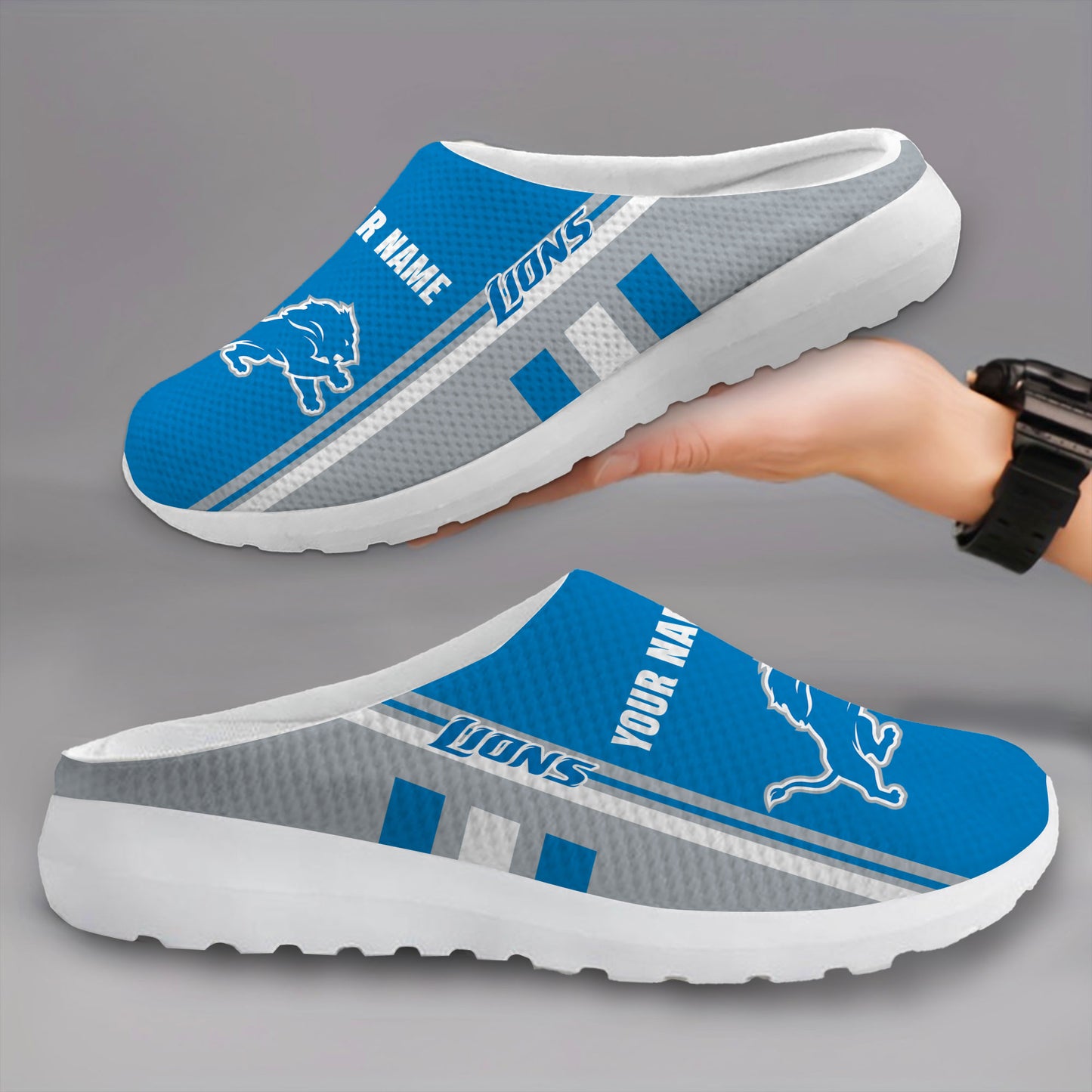 Detroit Lions Slip-on Half Shoes AZBTSHS000005