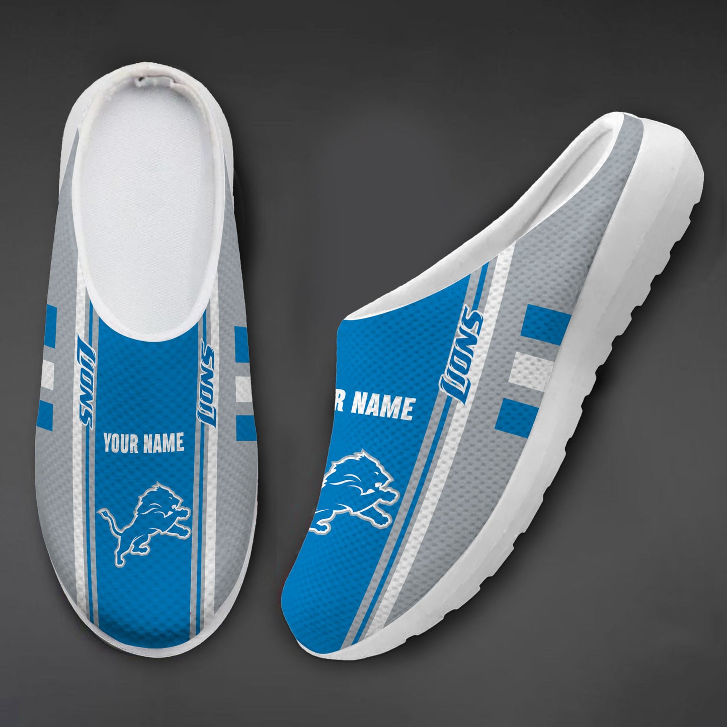 Detroit Lions Slip-on Half Shoes AZBTSHS000005