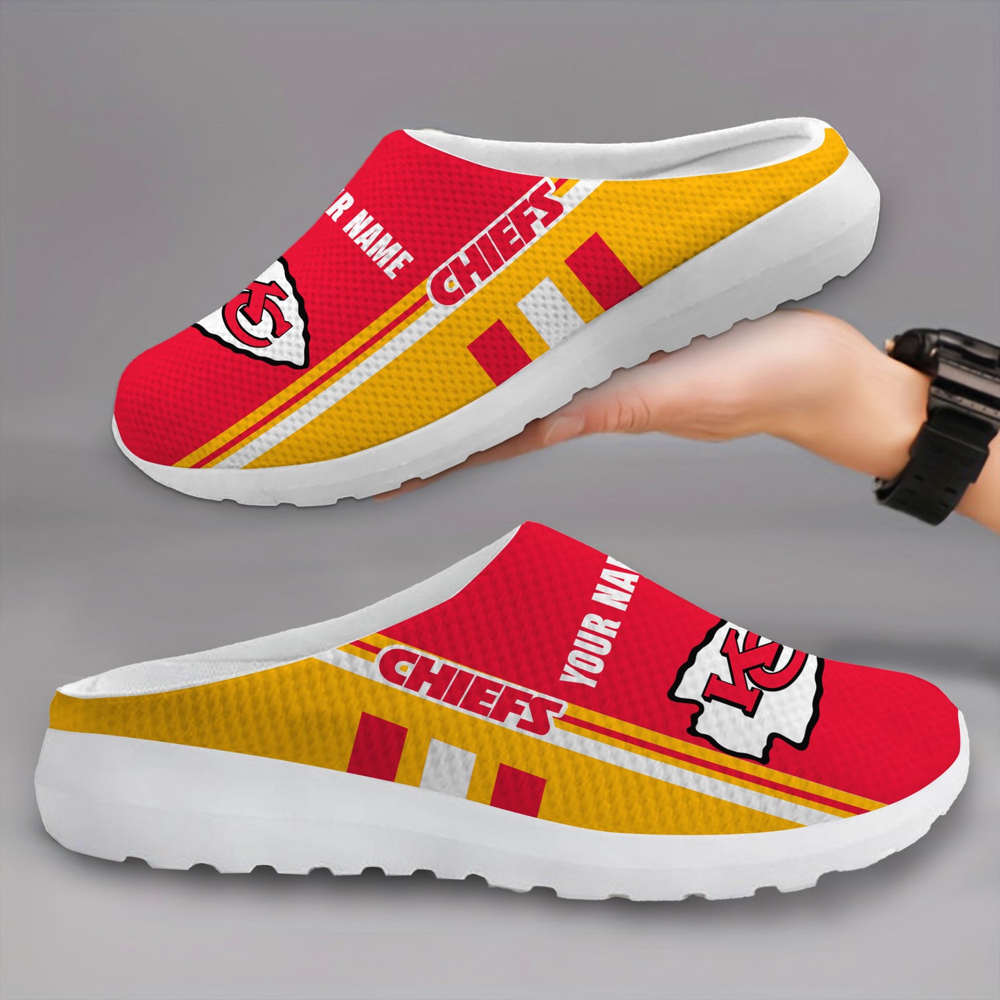 Kansas City Chiefs Slip-on Half Shoes AZBTSHS000002