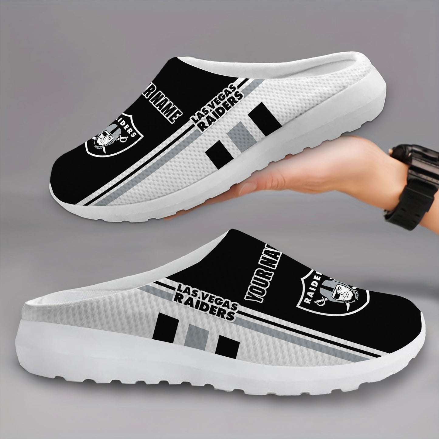 Las Vegas Raiders Slip-on Half Shoes AZBTSHS000019