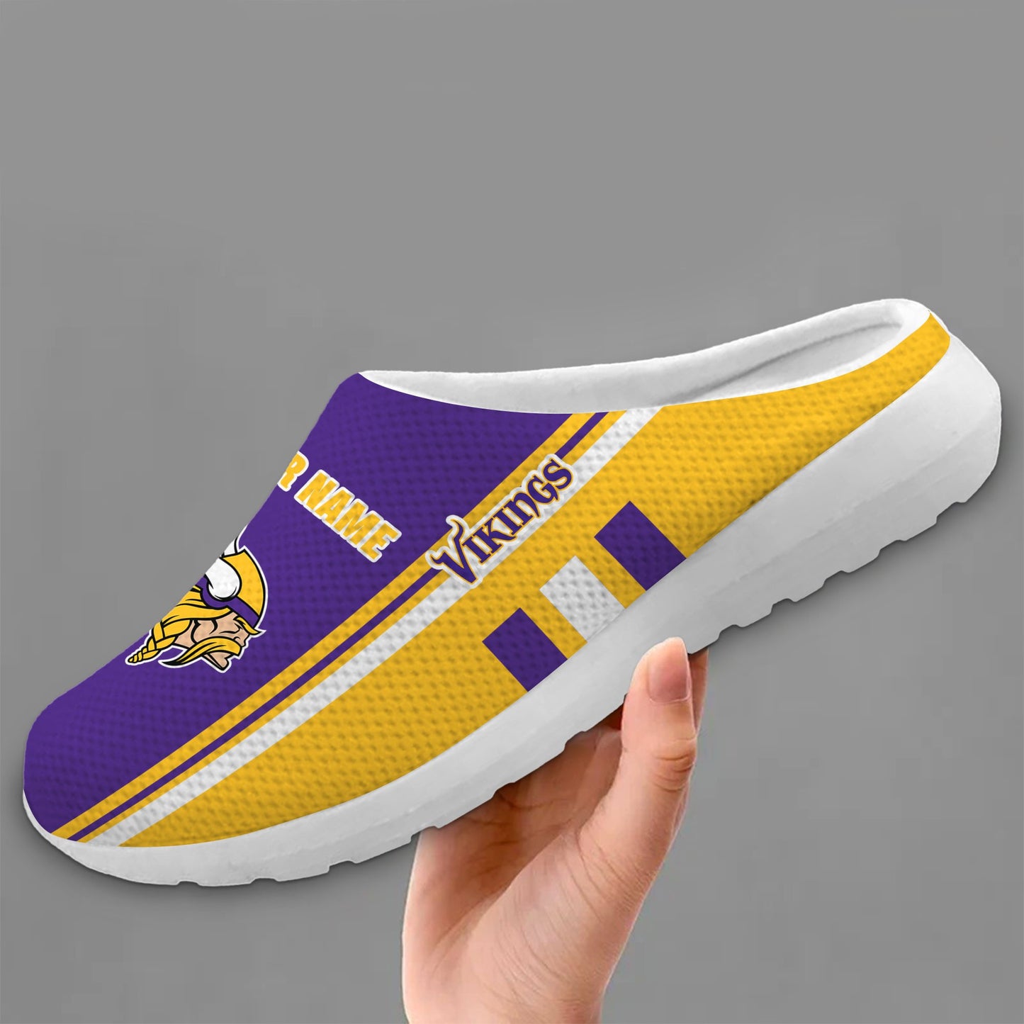 Minnesota Vikings Slip-on Half Shoes AZBTSHS000010