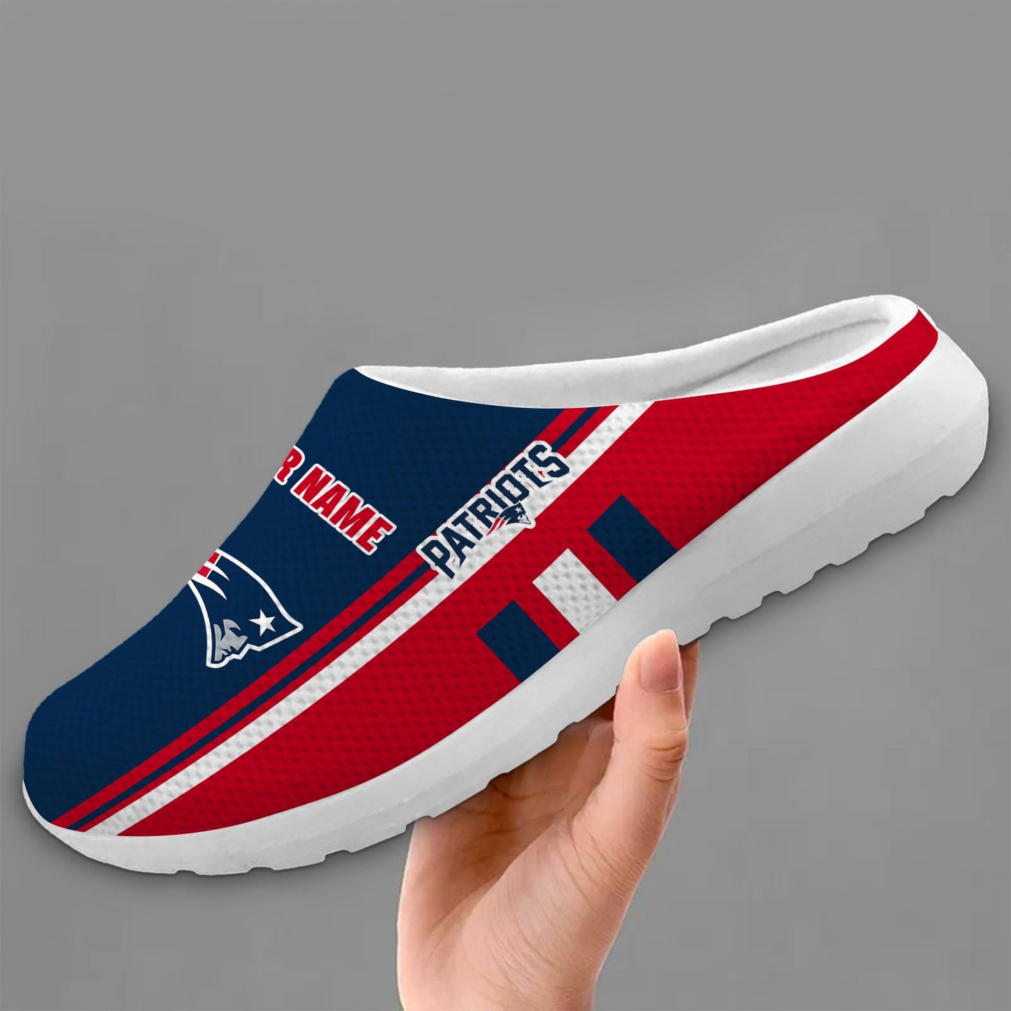 New England Patriots Slip-on Half Shoes AZBTSHS000016