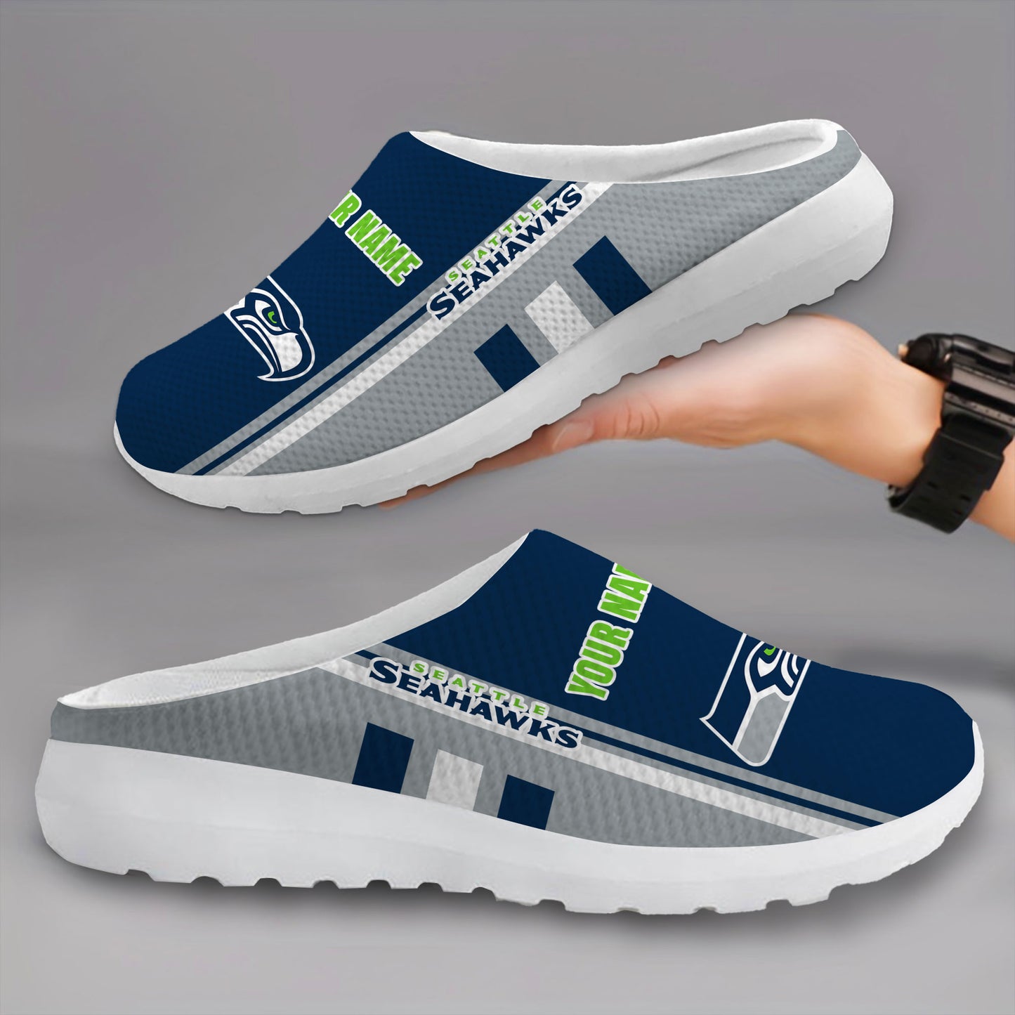Seattle Seahawks Slip-on Half Shoes AZBTSHS000008