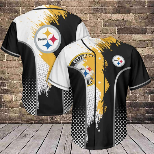 Pittsburgh Steelers Baseball Jersey AZCBJS359
