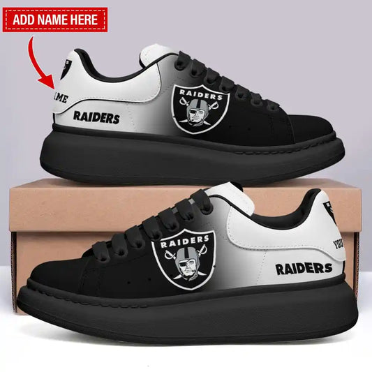 Las Vegas Raiders Personalized MQ Sneakers BG67