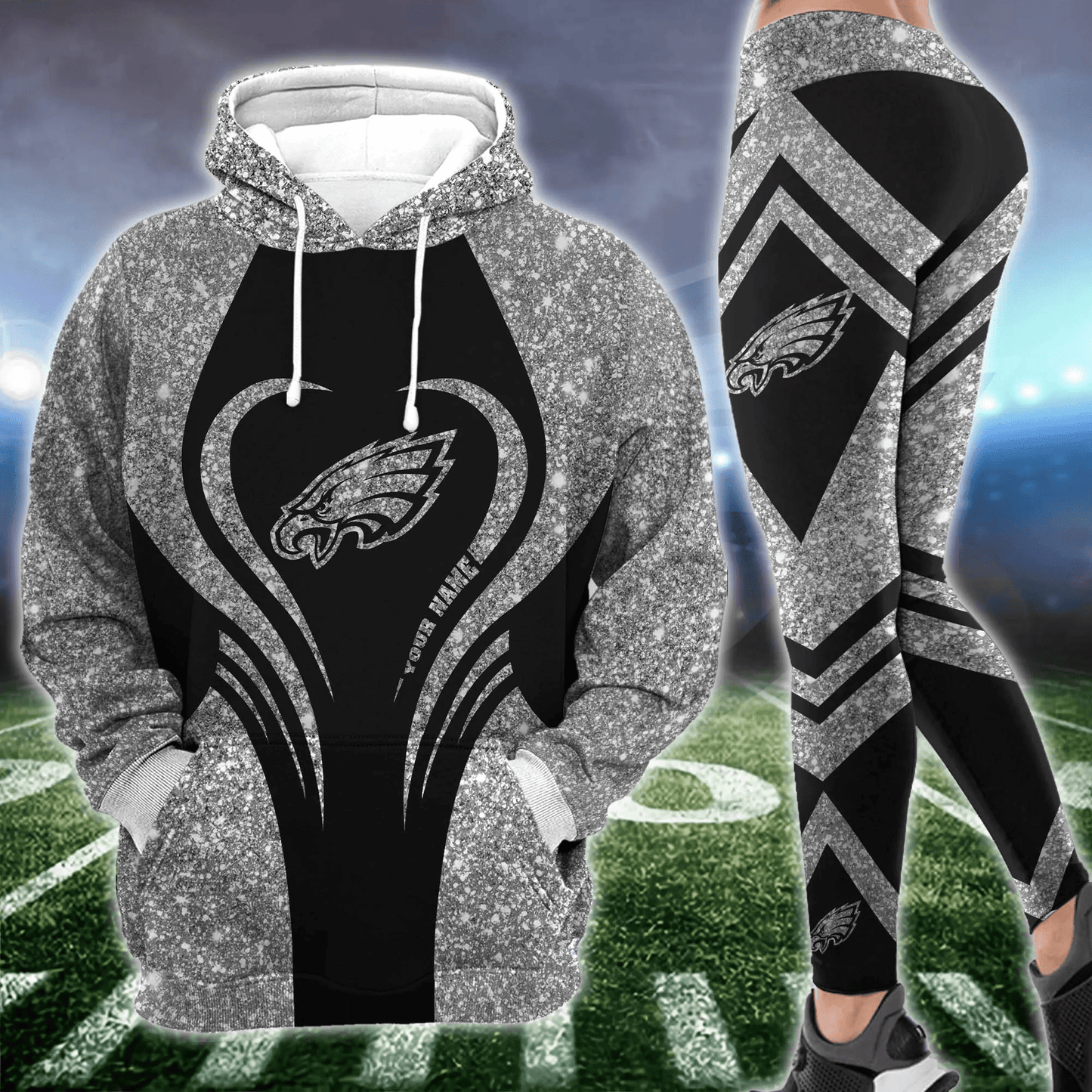 Philadelphia Eagles Hoodie and Leggings AZCHD026-AZCLG026