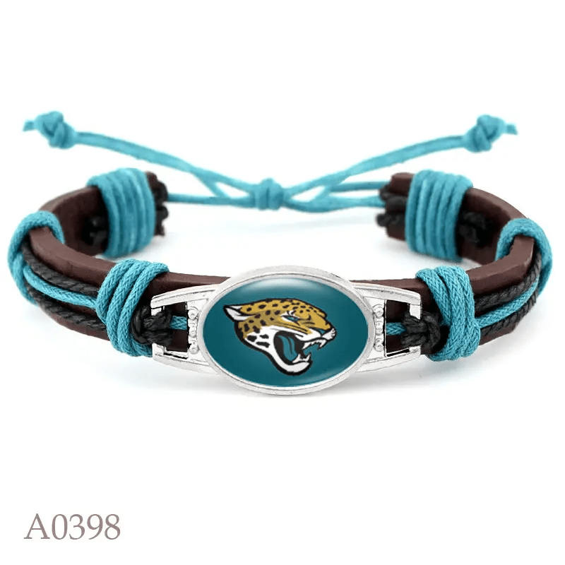 Jacksonville Jaguars Leather Bracelets