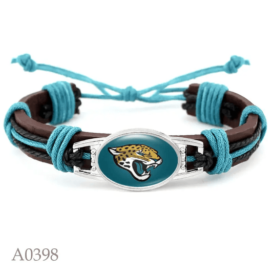 Jacksonville Jaguars Leather Bracelets