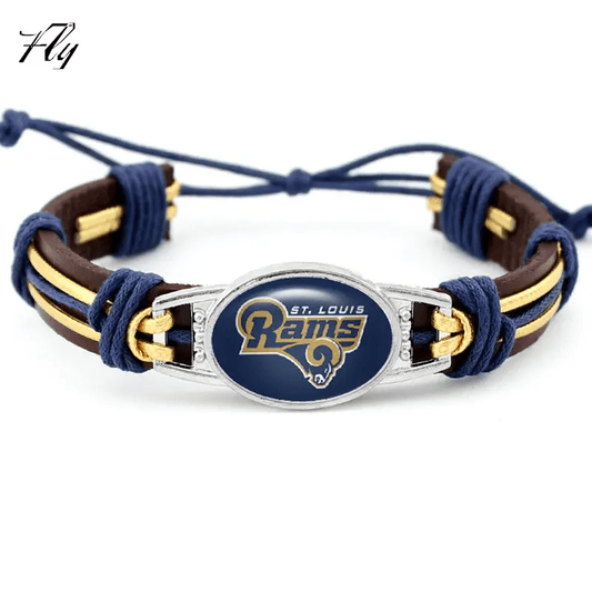 Los Angeles Rams Leather Bracelets