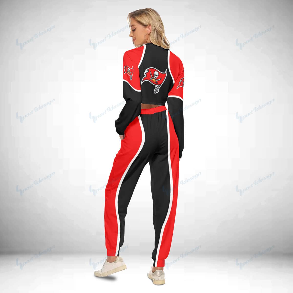 Tampa Bay Buccaneers Crop Sweatshirt Suit 37