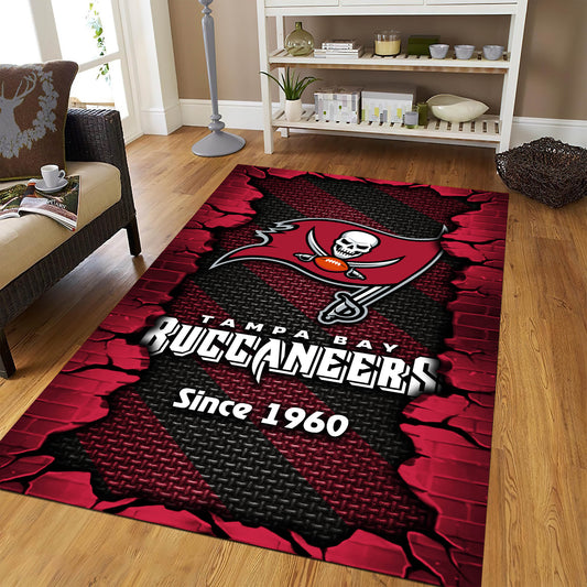 Tampa Bay Buccaneers Rectangle Rug BGRERUG151