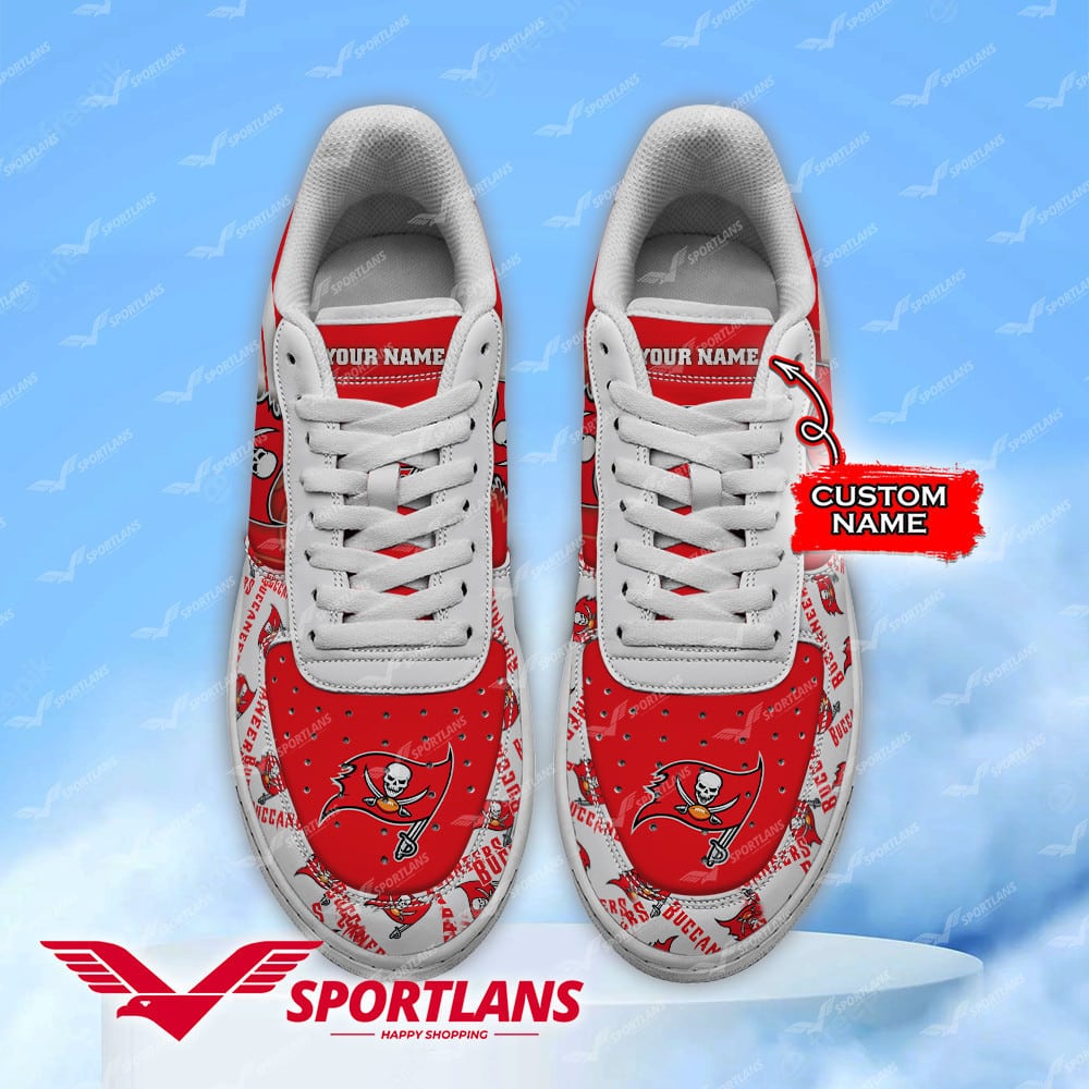 Tampa Bay Buccaneers NFL Personalized Air Force 1 Shoes