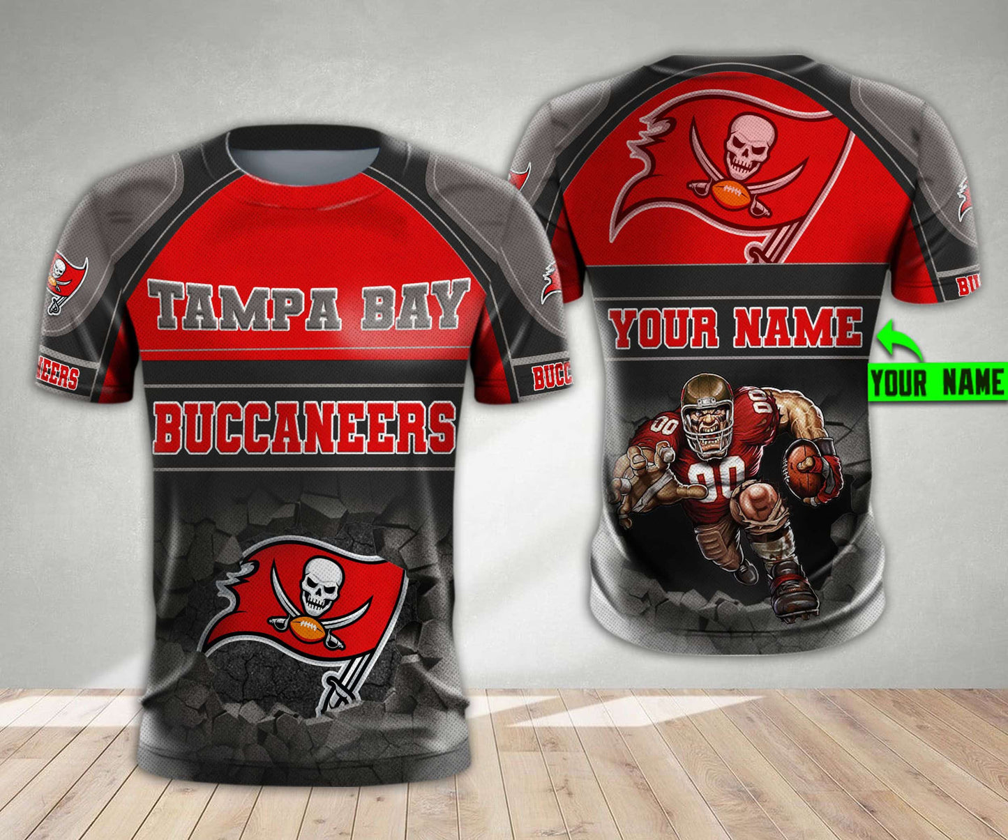 Tampa Bay Buccaneers Personalized All Over Printed 566