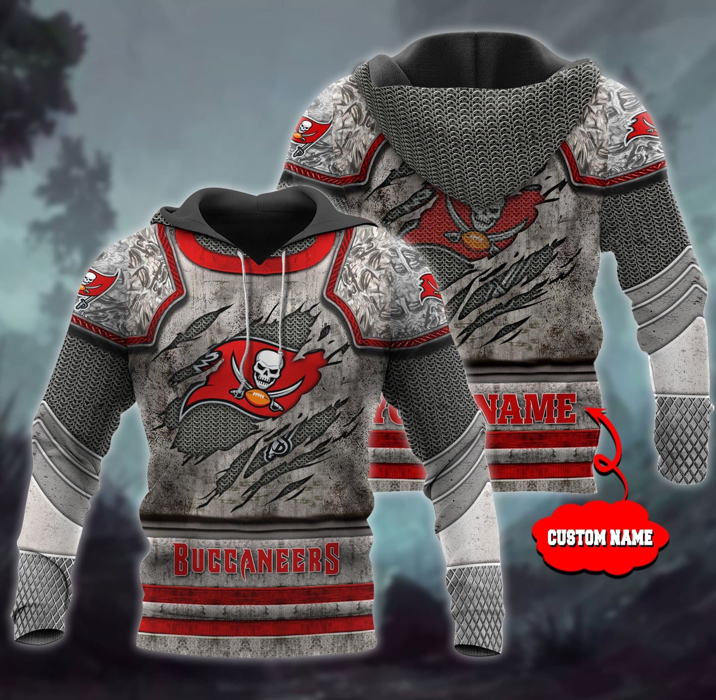 Tampa Bay Buccaneers Personalized All Over Printed 602