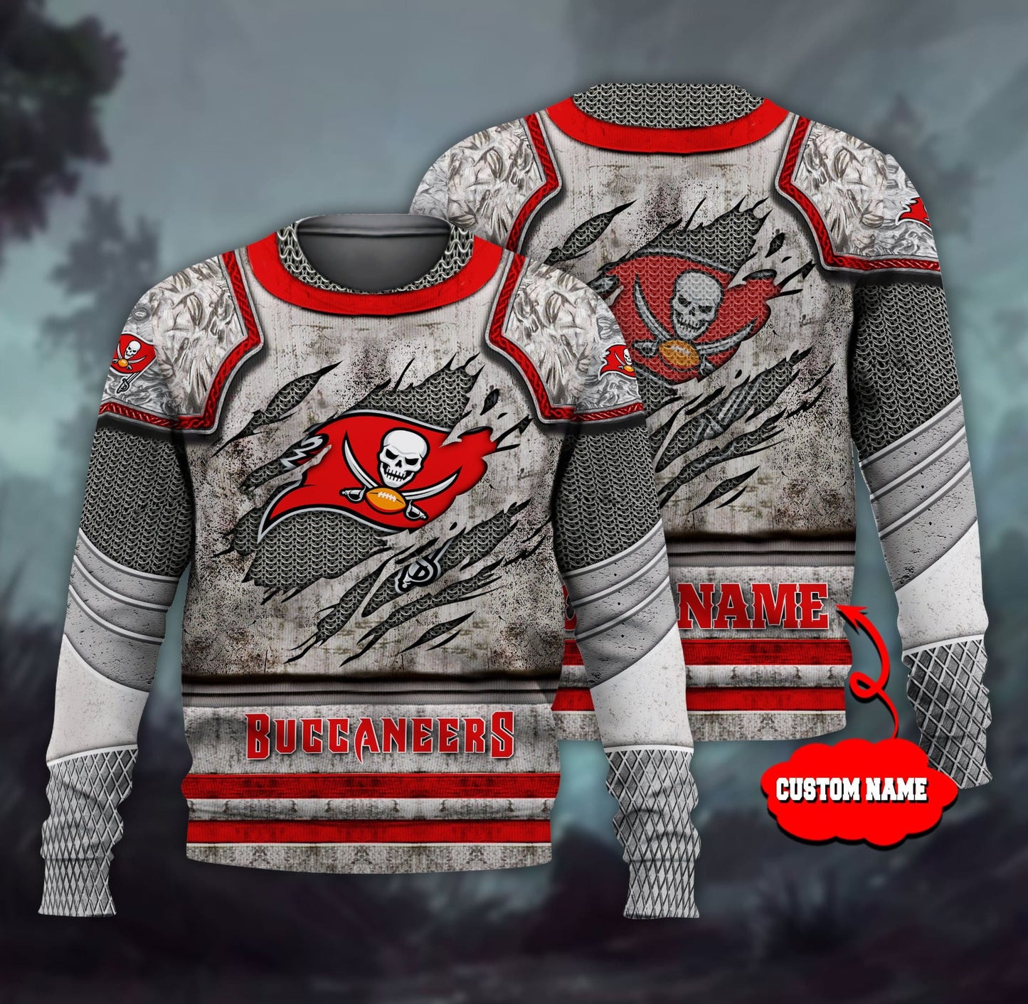 Tampa Bay Buccaneers Personalized All Over Printed 602