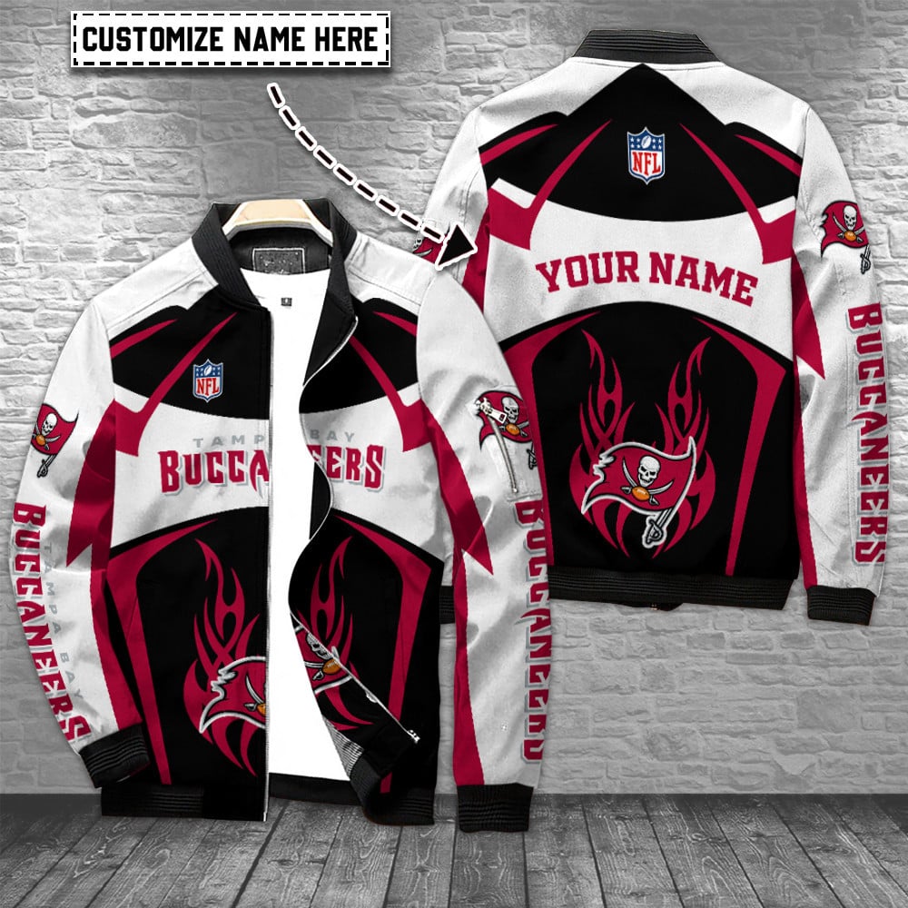 Tampa Bay Buccaneers Personalized Bomber Jacket BG667