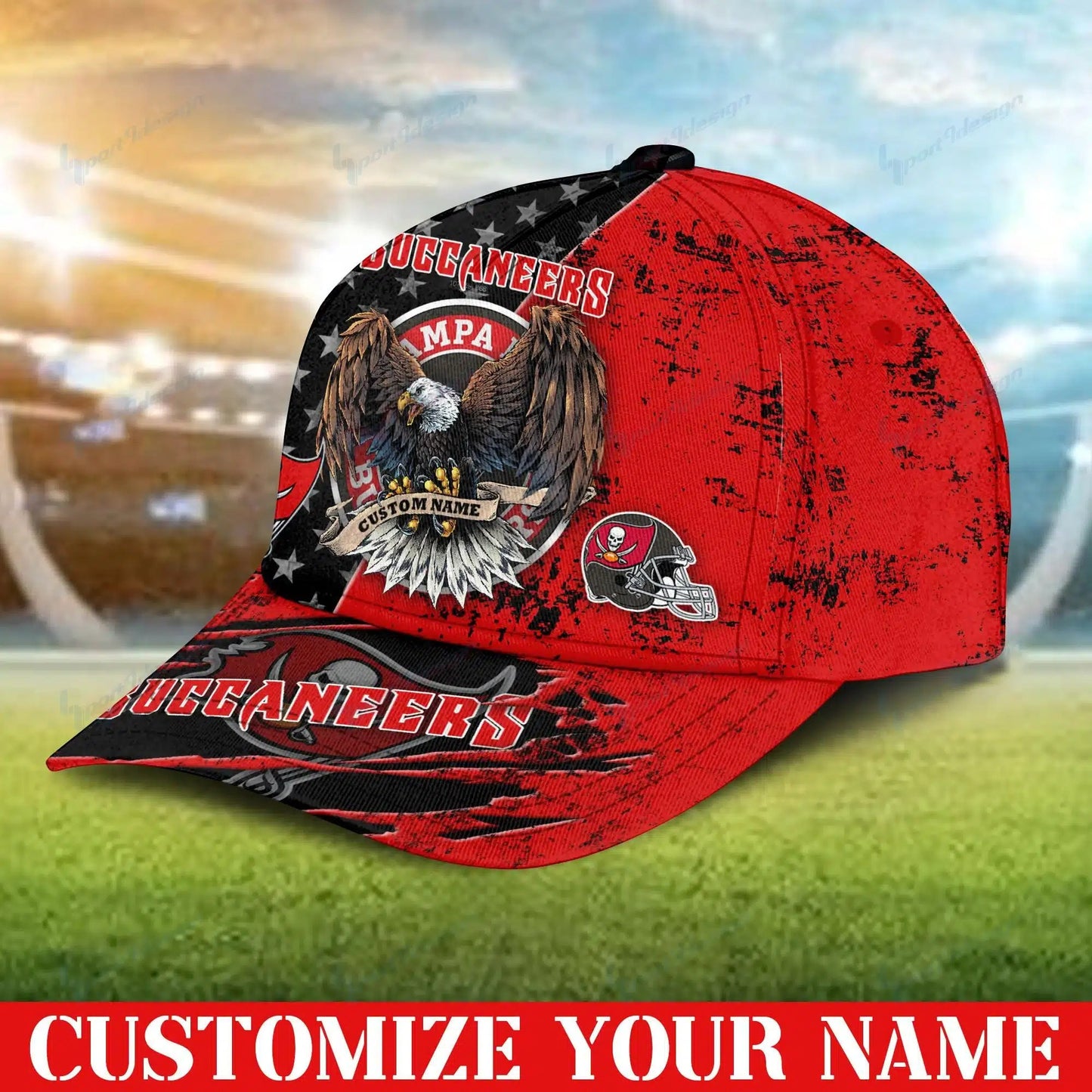 Tampa Bay Buccaneers Personalized Classic Cap BB402