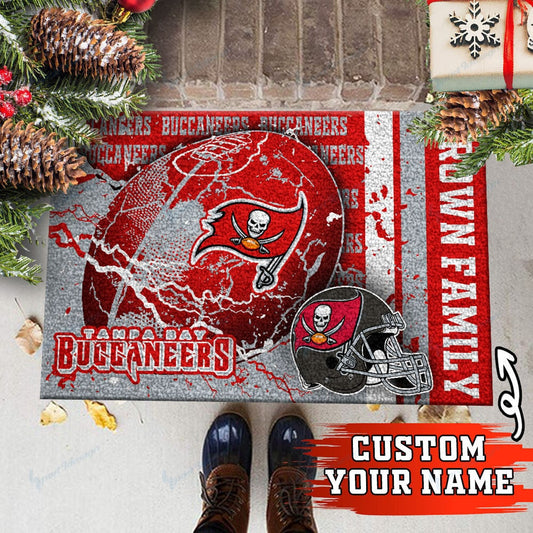 Tampa Bay Buccaneers Personalized Doormat BG29